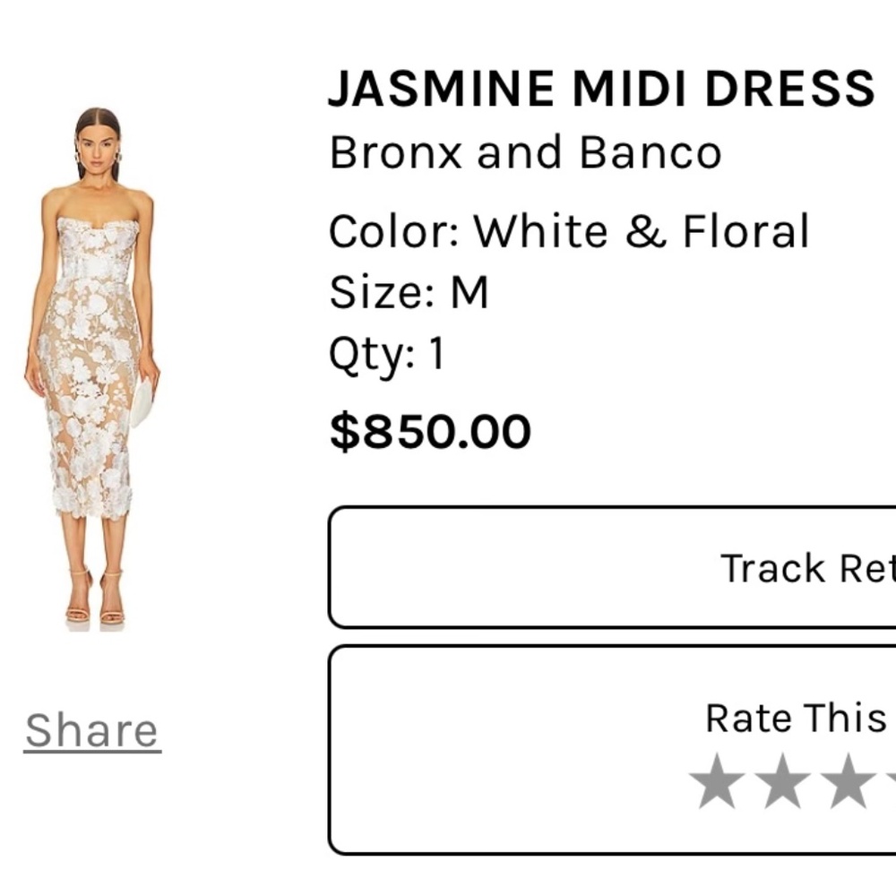 Bronx and Banco Jasmine Midi Dress